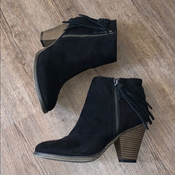 mia suede booties